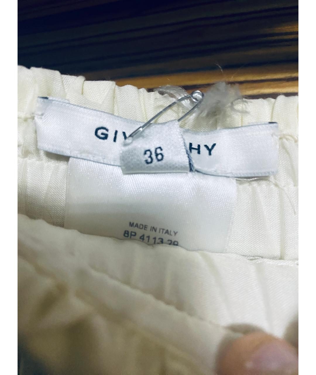 GIVENCHY Бежевый вискозный костюм с юбками, фото 4