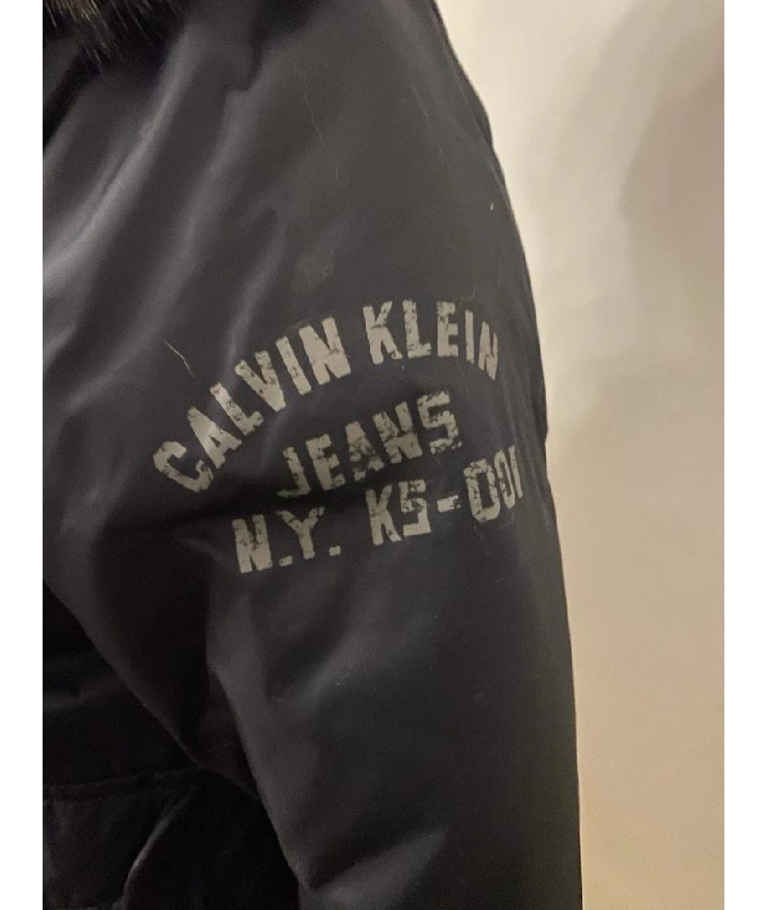 CALVIN KLEIN Черный пуховик, фото 5