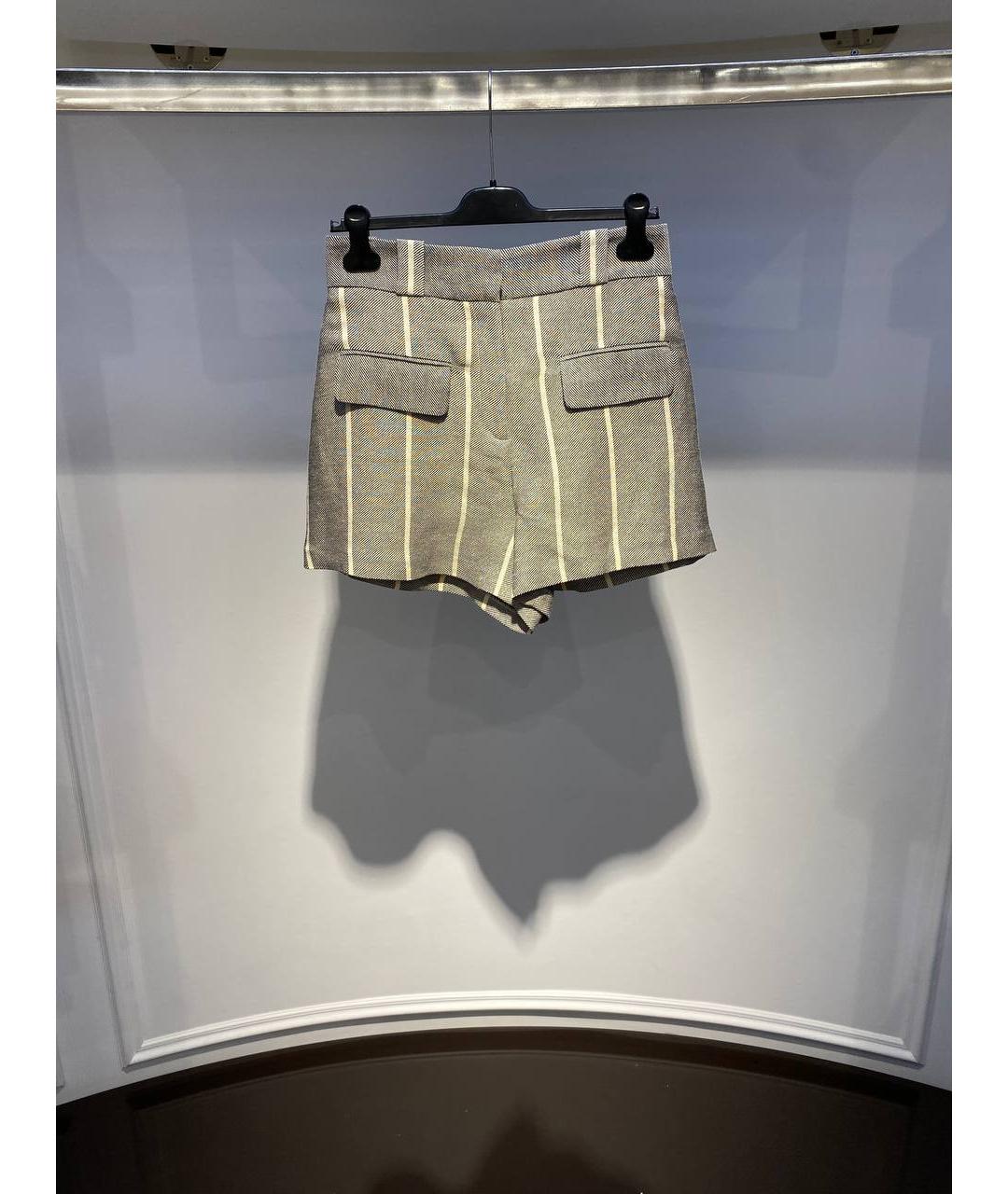 IRO Серые хлопковые шорты, фото 2