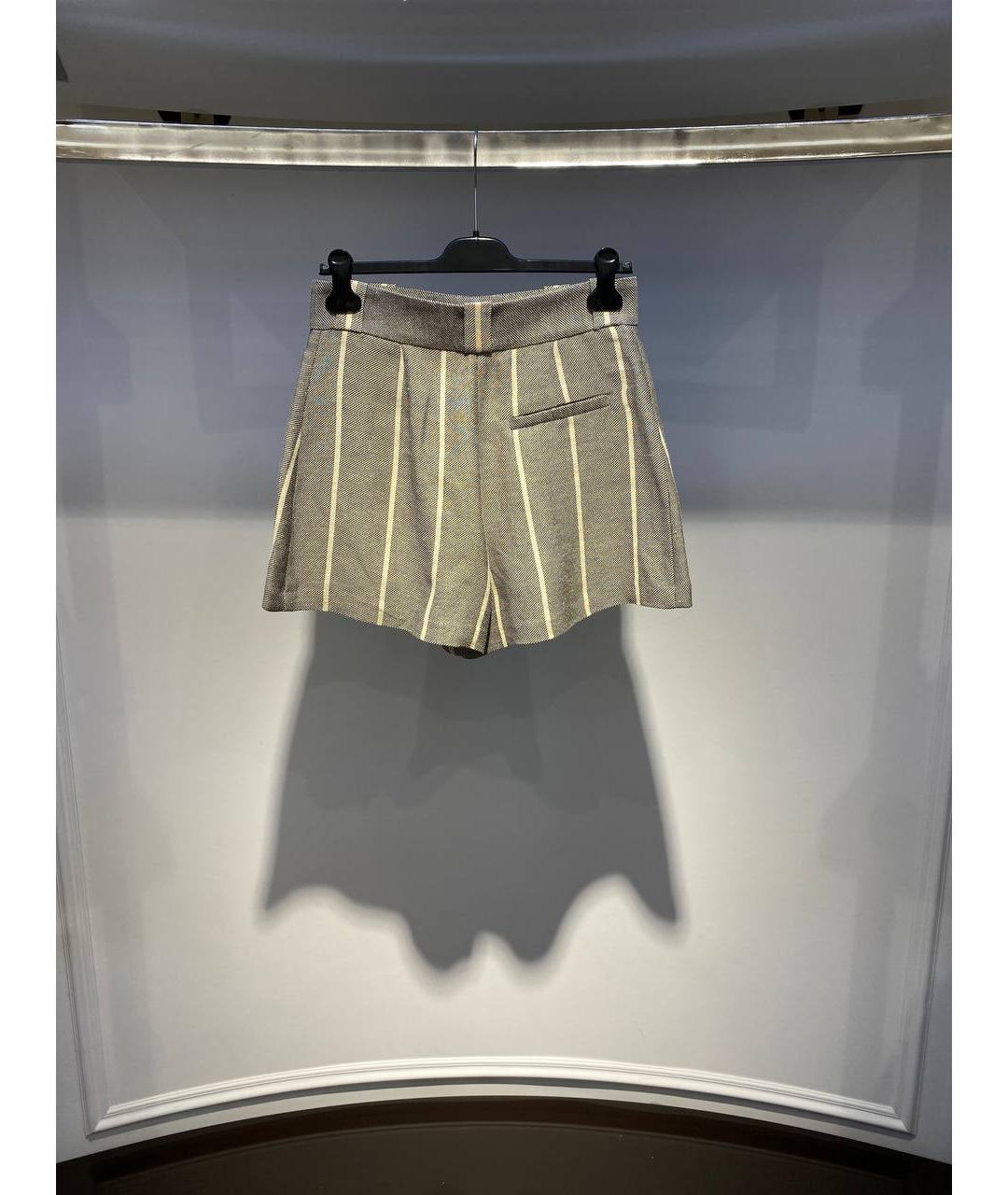 IRO Серые хлопковые шорты, фото 4