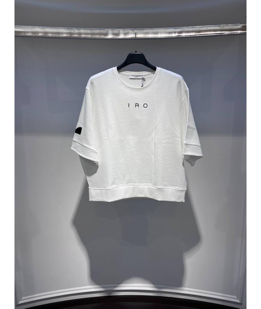 IRO Белая хлопковая футболка, фото 2