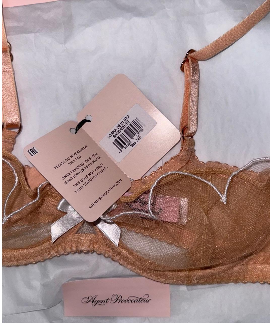 AGENT PROVOCATEUR Бежевый бюстгалтеры, фото 3
