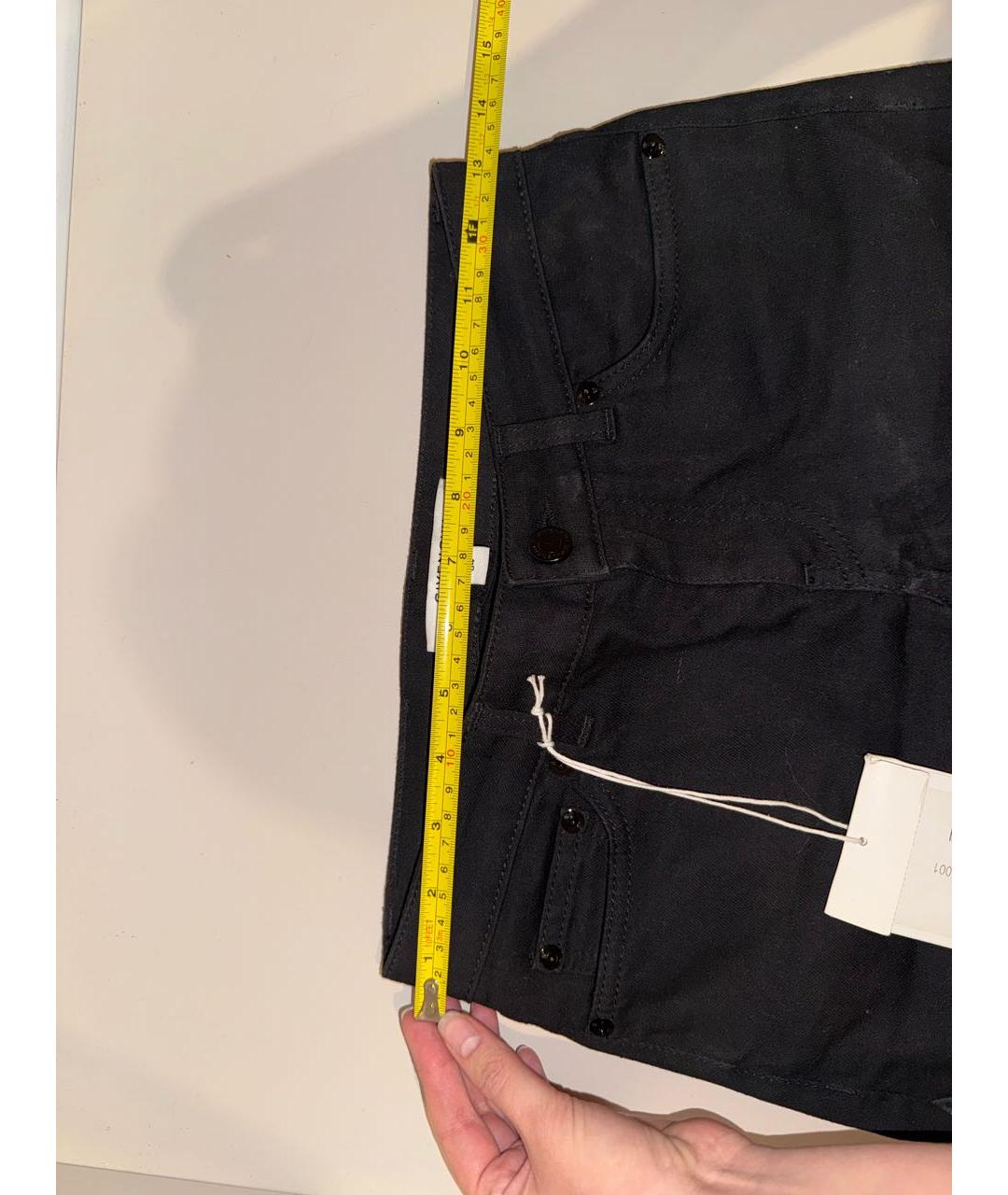 GIVENCHY Черные хлопковые джинсы слим, фото 4