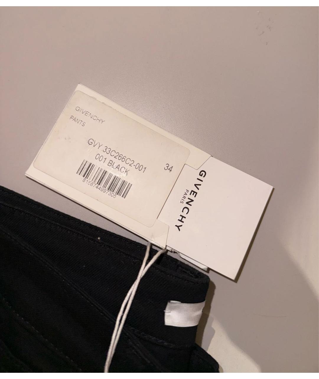 GIVENCHY Черные хлопковые джинсы слим, фото 7