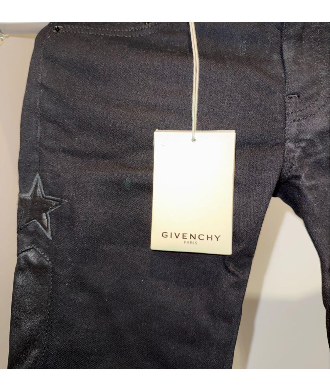 GIVENCHY Черные хлопковые джинсы слим, фото 5