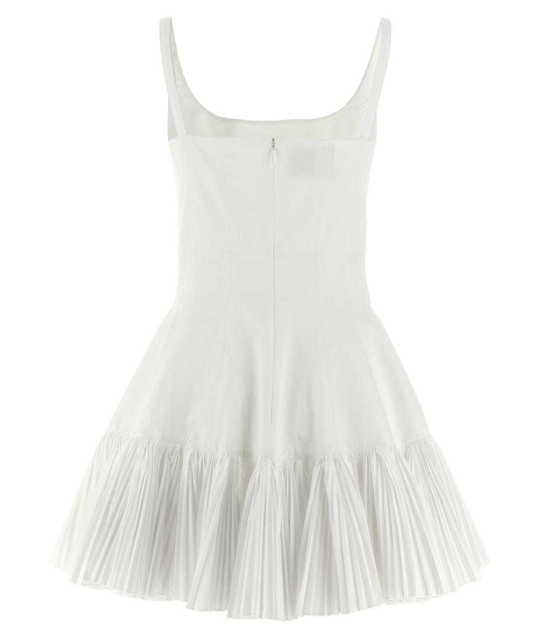 GIOVANNI BEDIN Белое хлопковое повседневное платье, фото 2