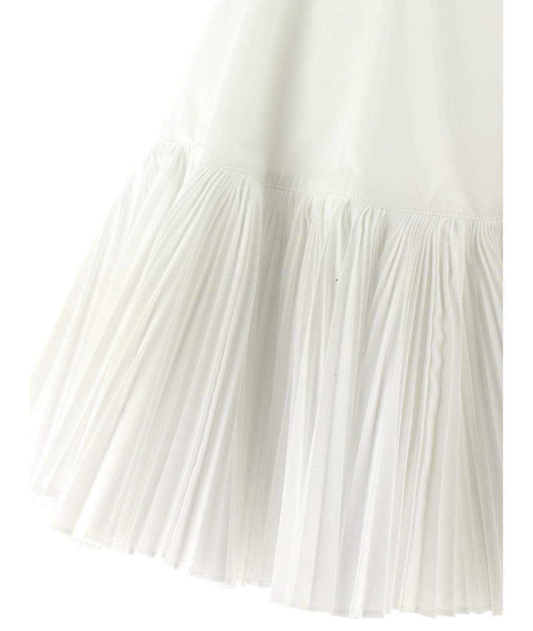 GIOVANNI BEDIN Белое хлопковое повседневное платье, фото 4