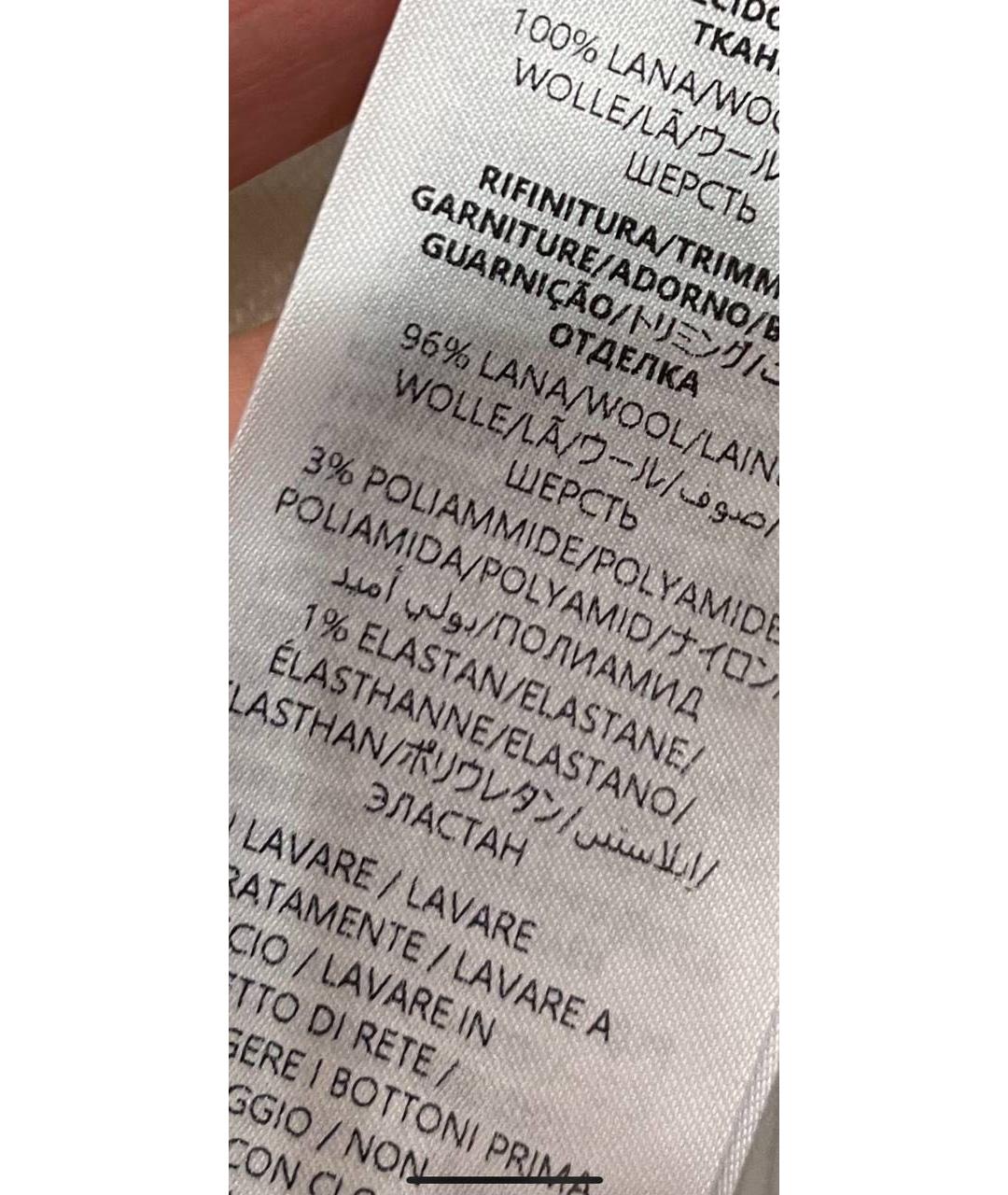 GUCCI Белое шерстяное повседневное платье, фото 5