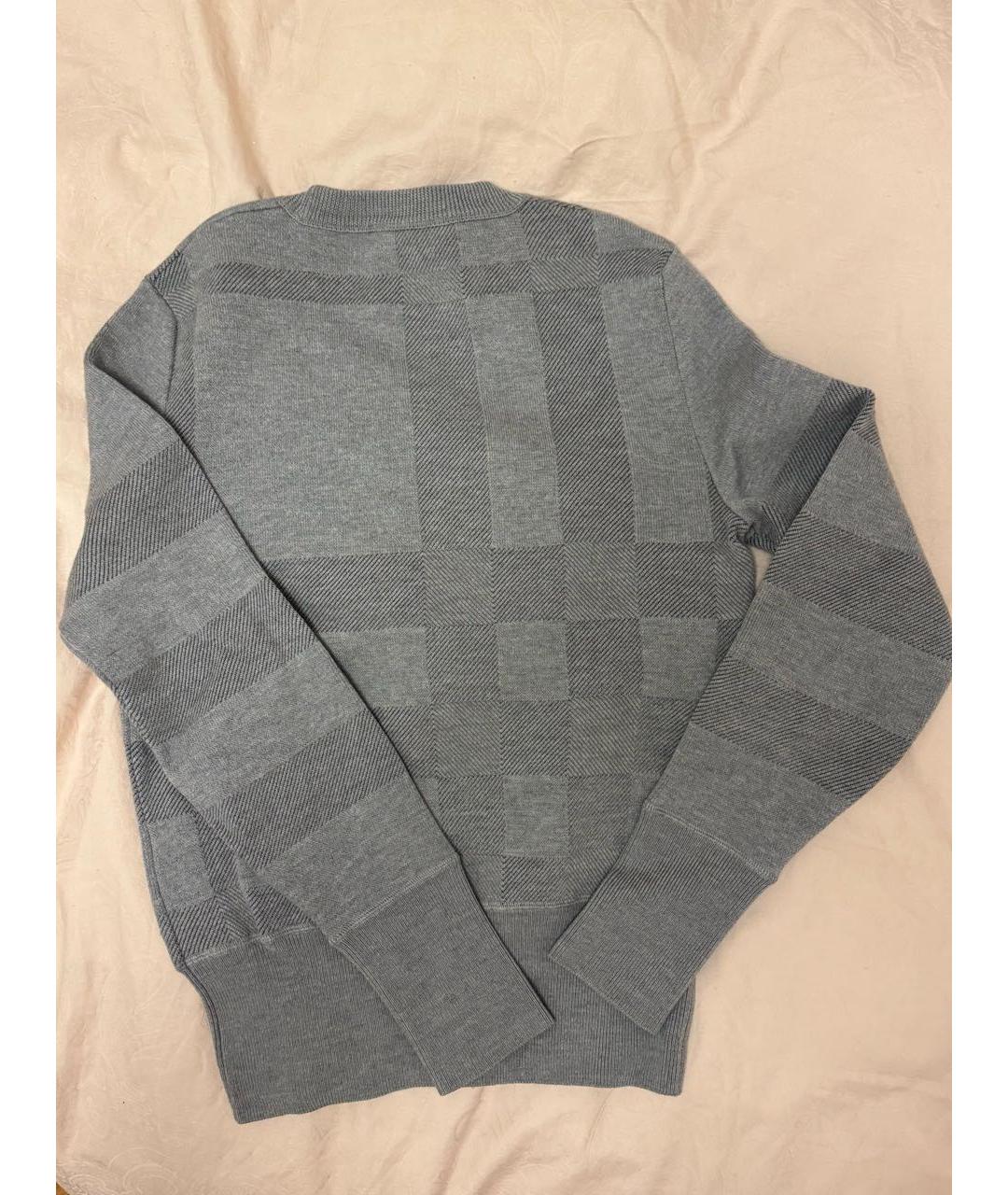BURBERRY Серый шерстяной джемпер / свитер, фото 2