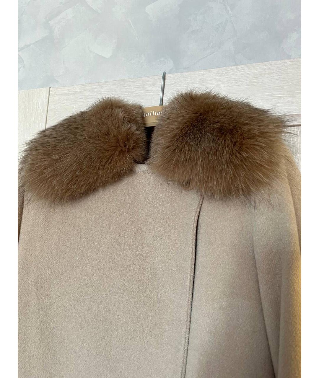 'S MAX MARA Бежевое пальто, фото 2