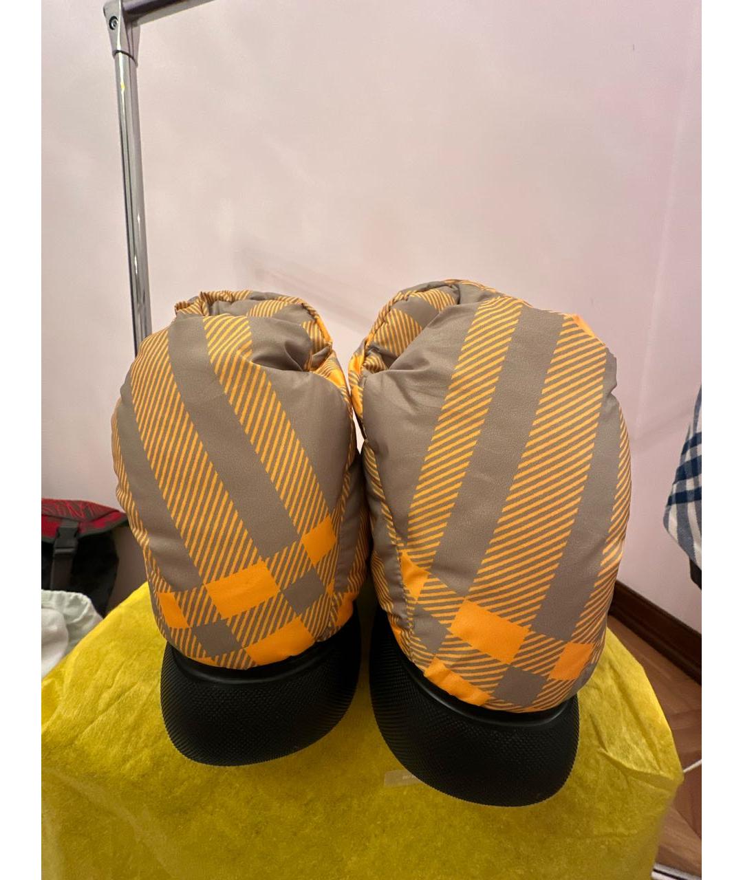 BURBERRY Мульти текстильные высокие ботинки, фото 4