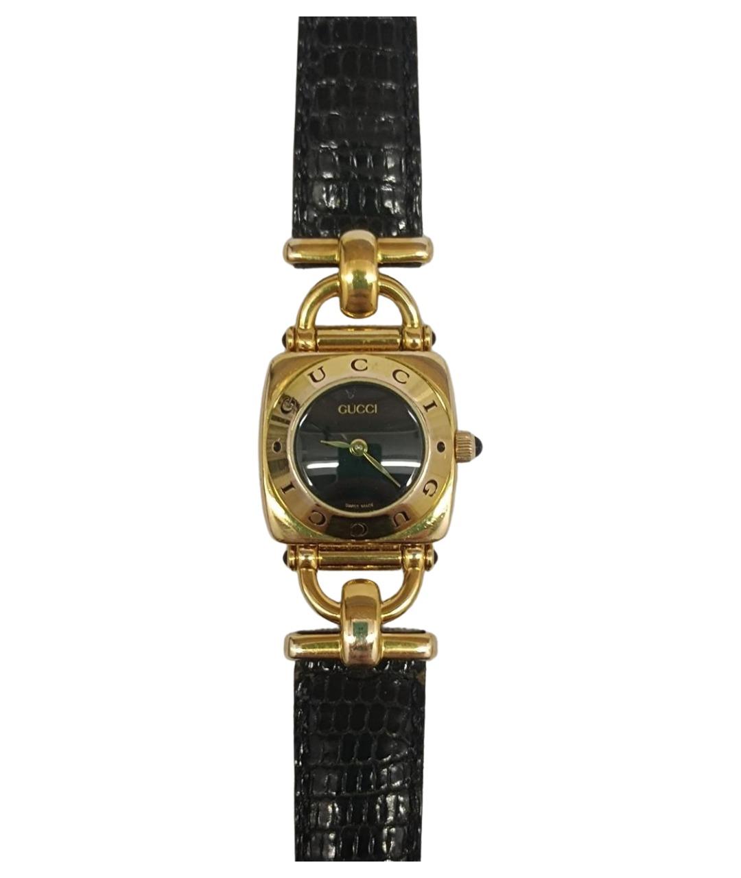 GUCCI Золотые металлические часы, фото 1