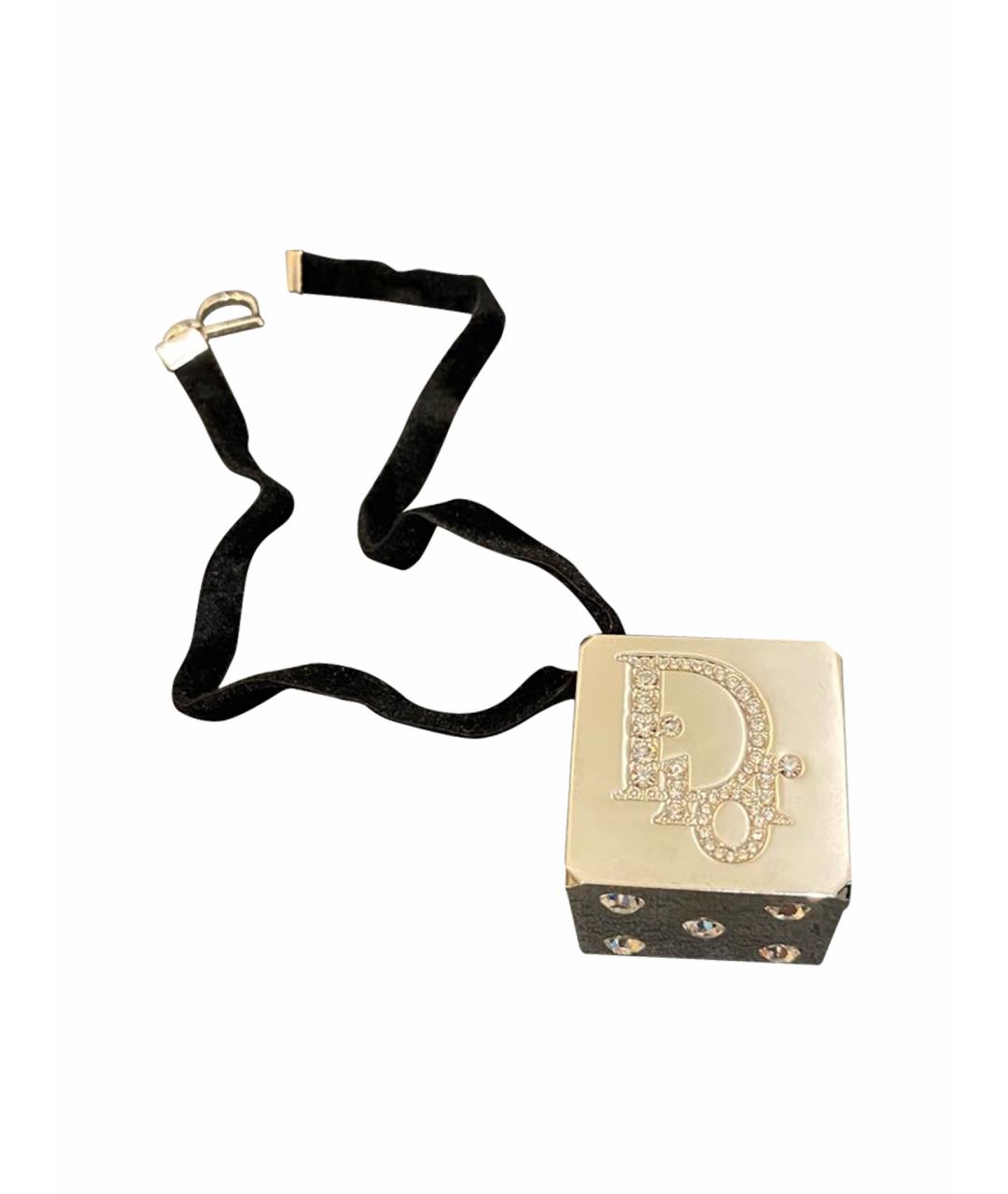 CHRISTIAN DIOR Серебрянный брелок, фото 1