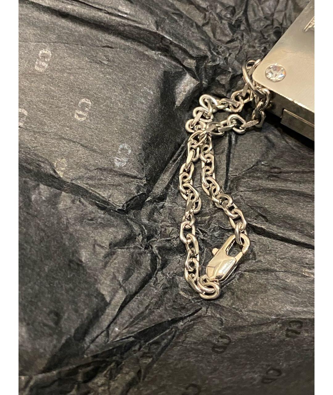 CHRISTIAN DIOR Серебрянный брелок, фото 3
