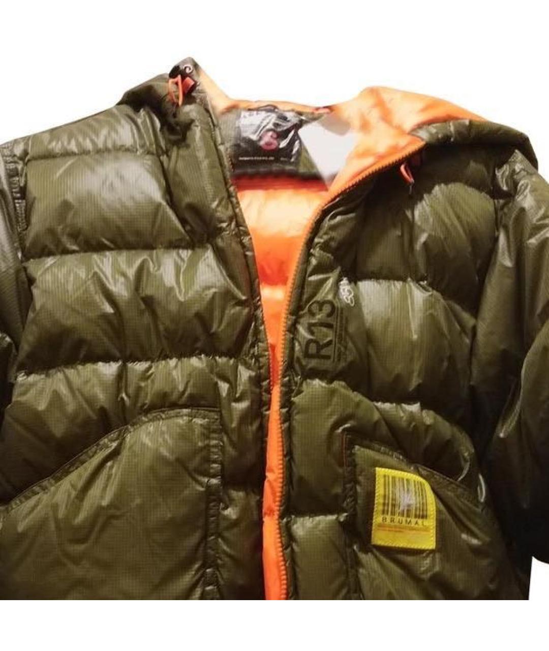 R13 Хаки пуховик, фото 4