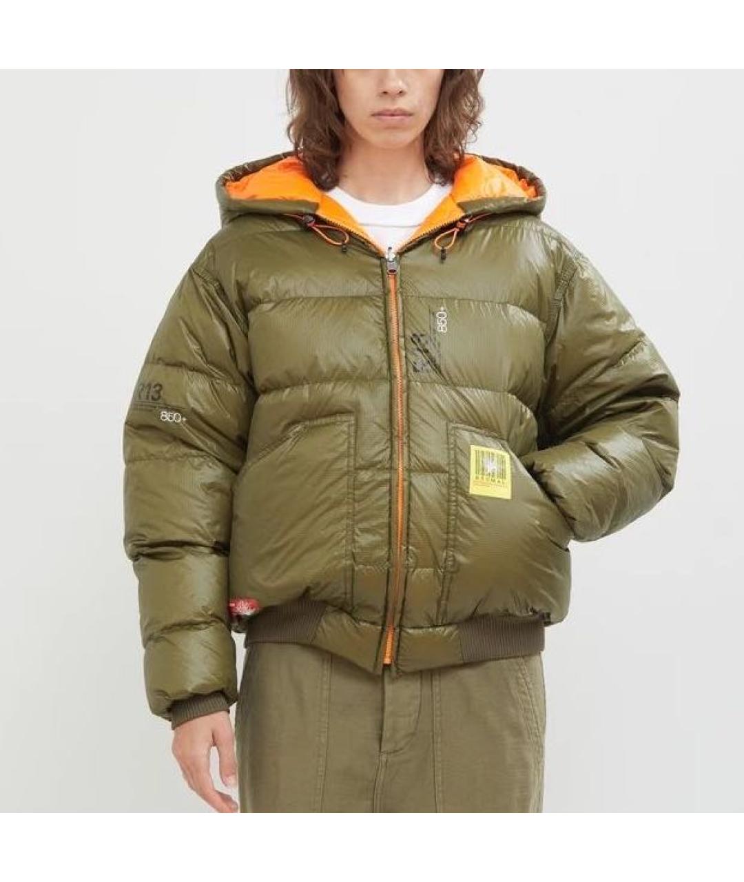 R13 Хаки пуховик, фото 2