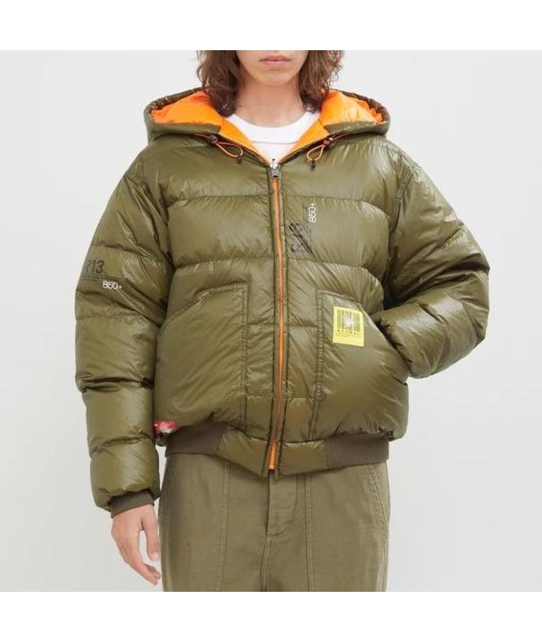 R13 Хаки пуховик, фото 6
