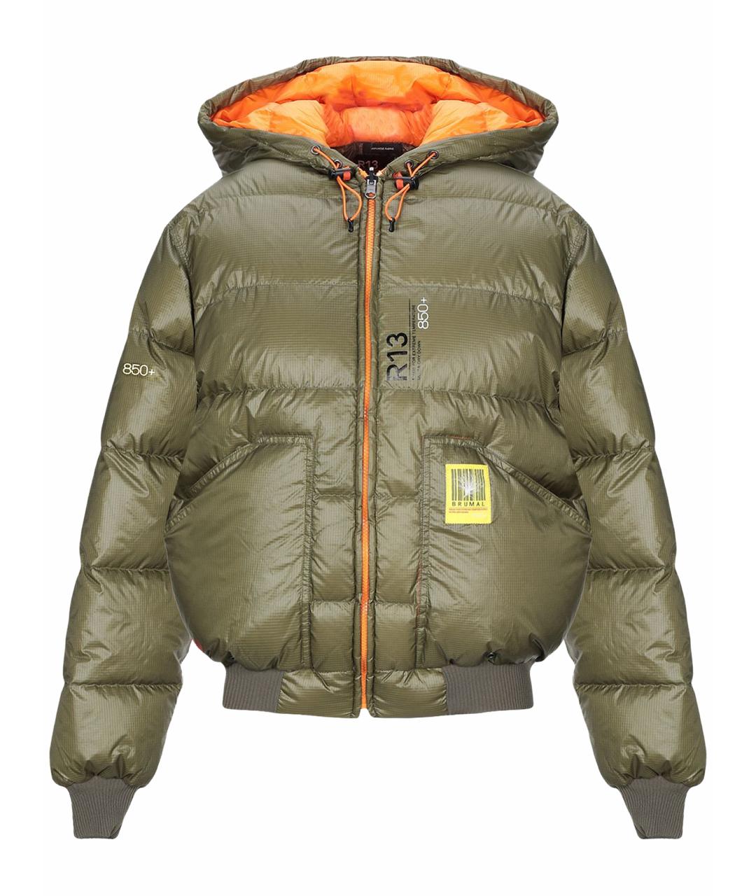 R13 Хаки пуховик, фото 1