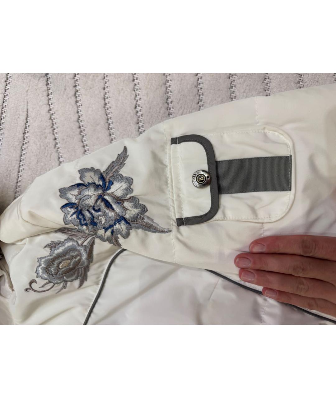 BOGNER Белая полиэстеровая куртка, фото 7