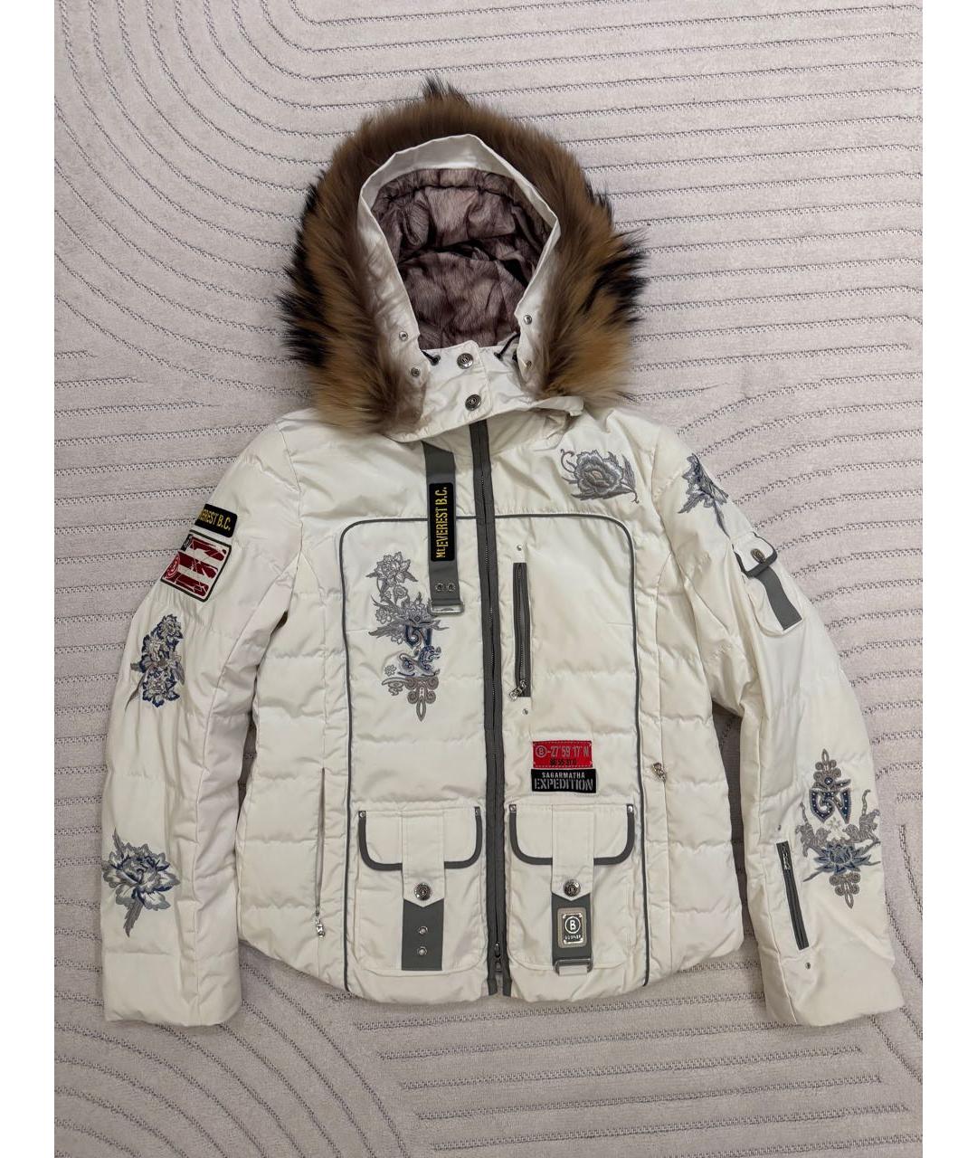 BOGNER Белая полиэстеровая куртка, фото 9