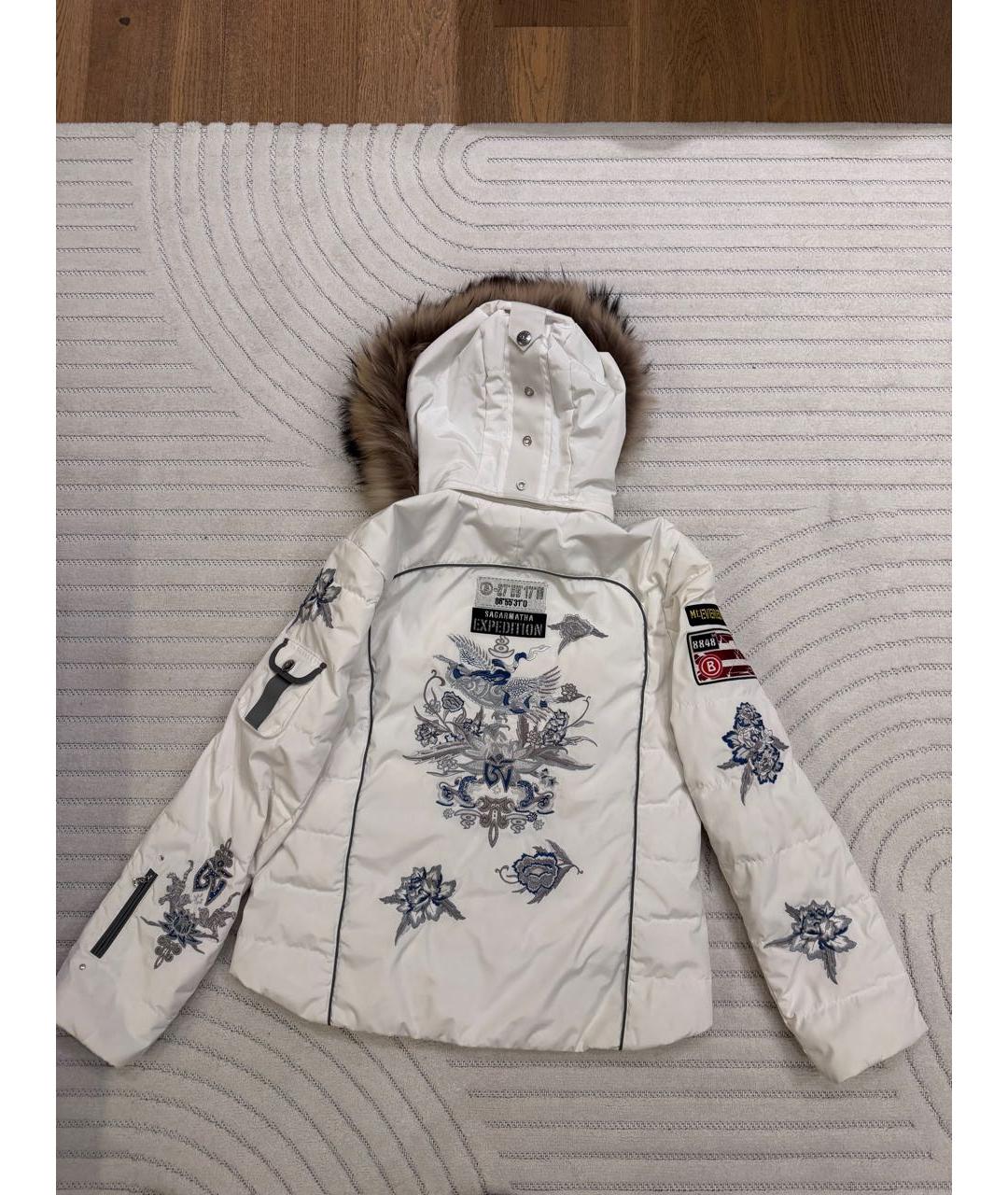 BOGNER Белая полиэстеровая куртка, фото 2