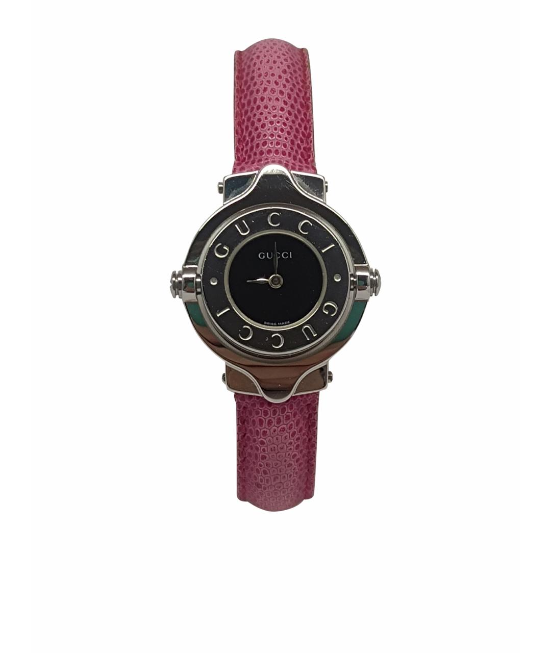 GUCCI Серебряные металлические часы, фото 1