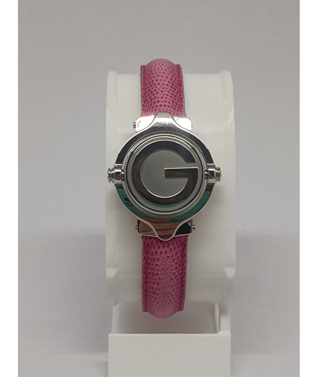 GUCCI Серебряные металлические часы, фото 4