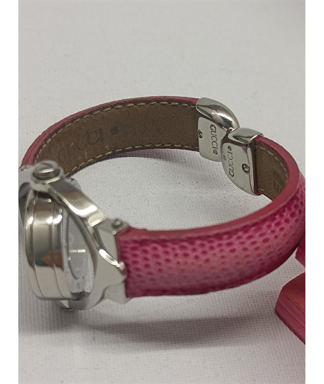 GUCCI Серебряные металлические часы, фото 8