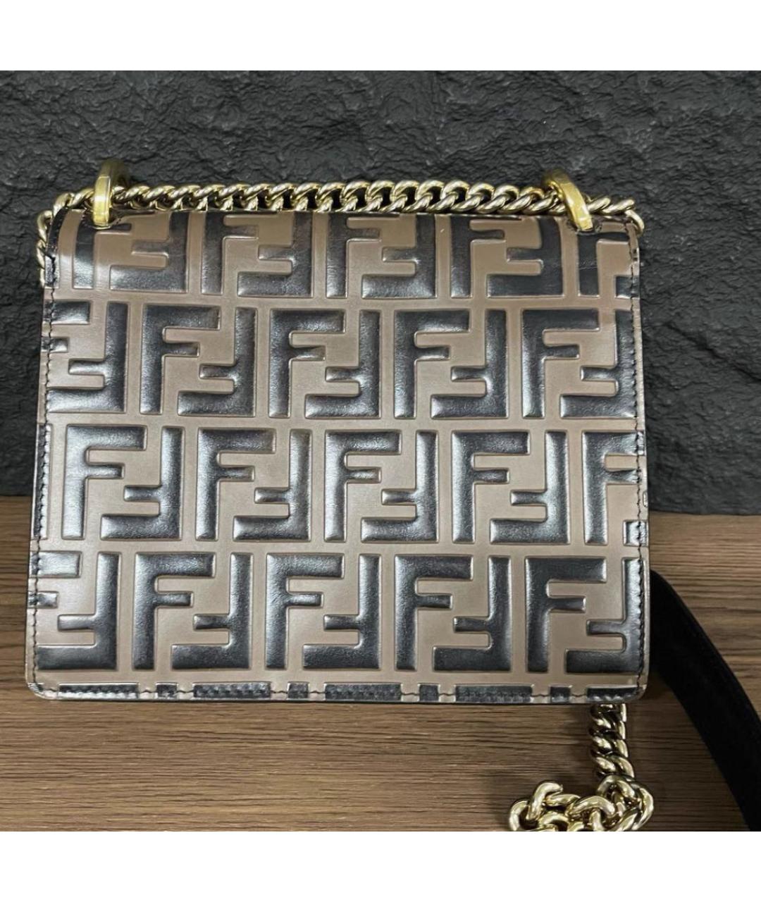 FENDI Коричневая сумка через плечо, фото 2