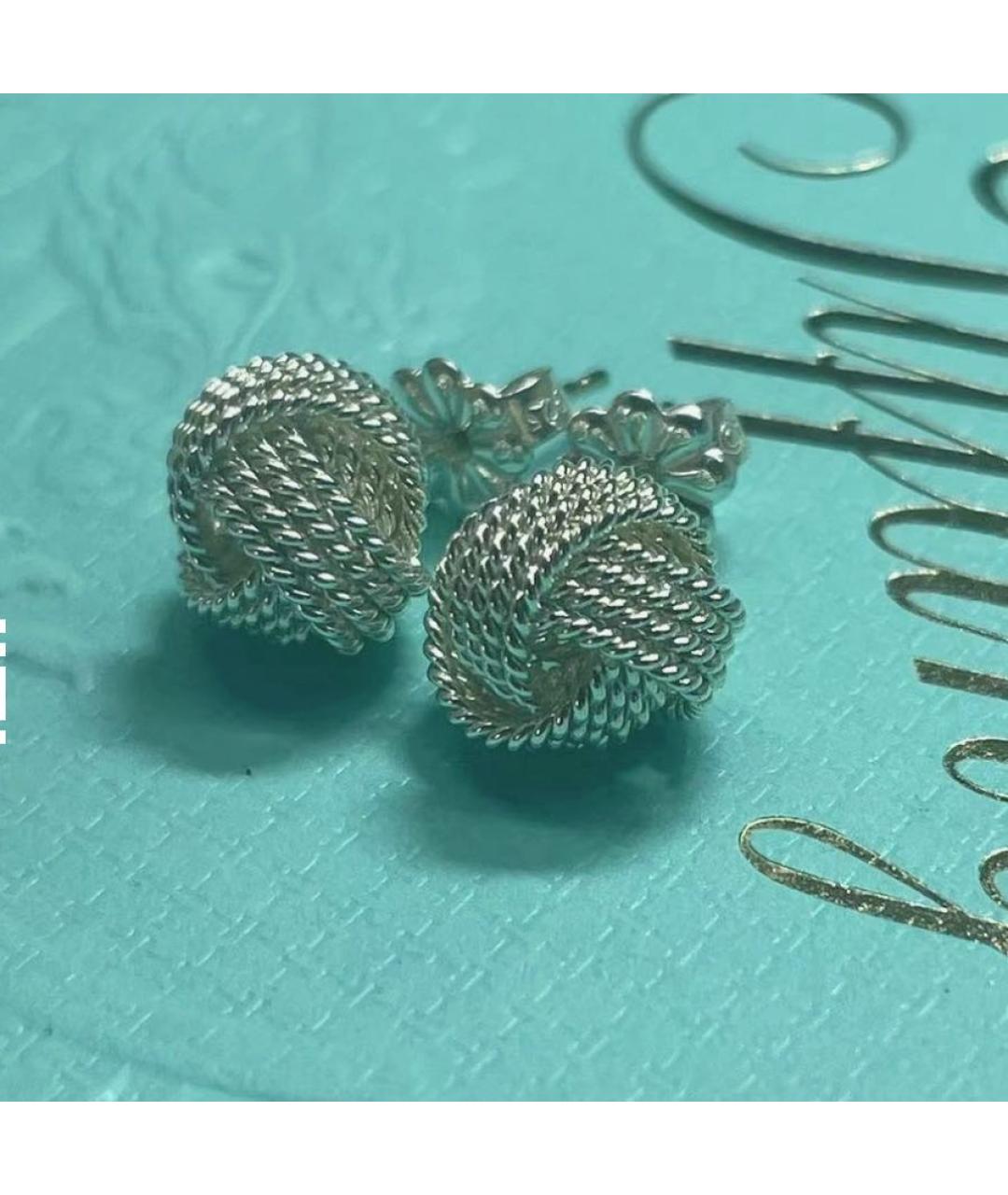 TIFFANY&CO Серебряные серебряные серьги, фото 4