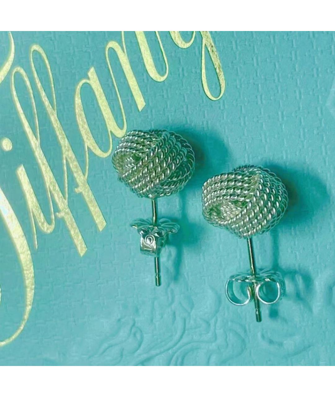 TIFFANY&CO Серебряные серебряные серьги, фото 6