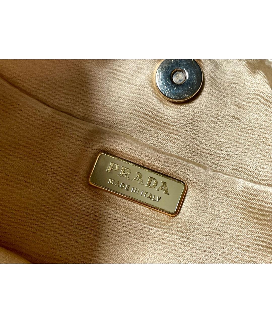 PRADA Зеленая тканевая сумка через плечо, фото 5