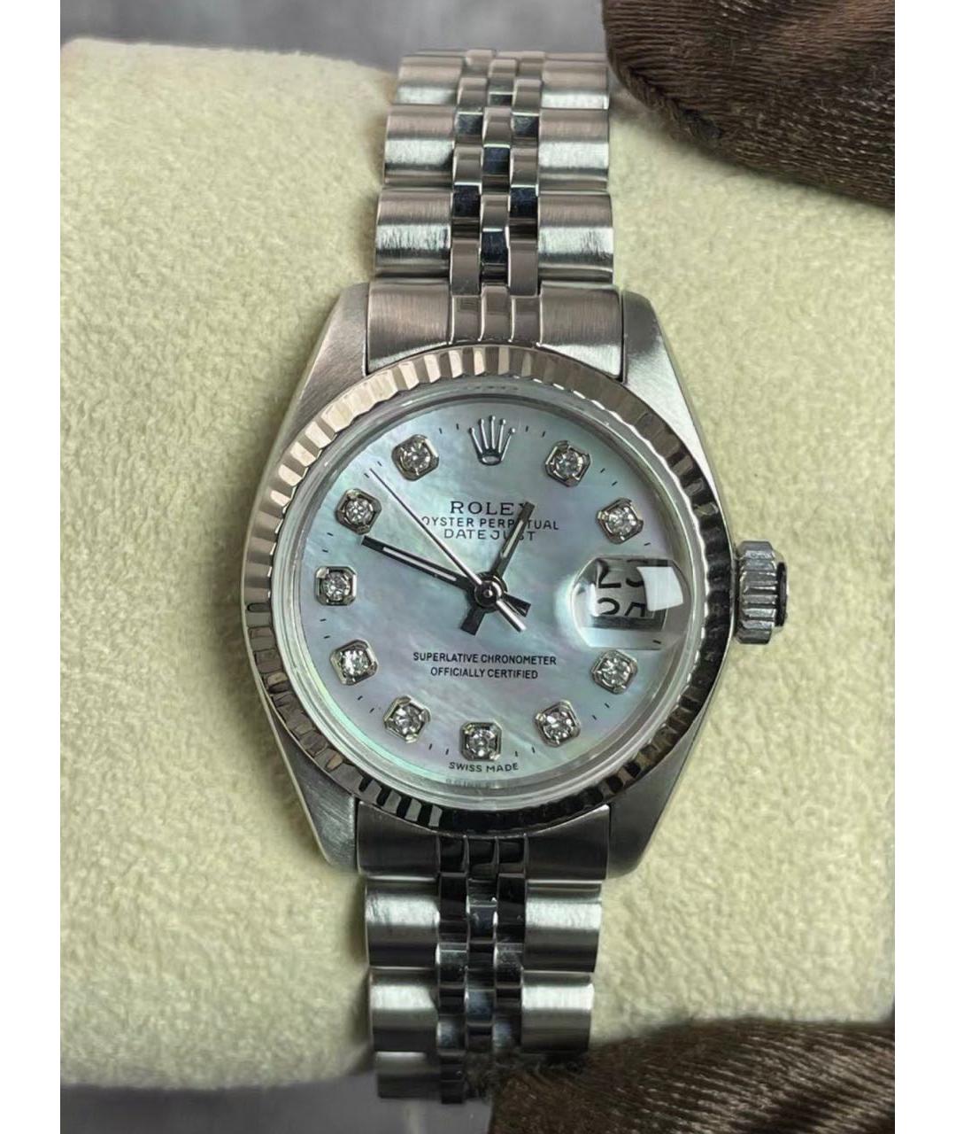 ROLEX Серебряные часы, фото 2