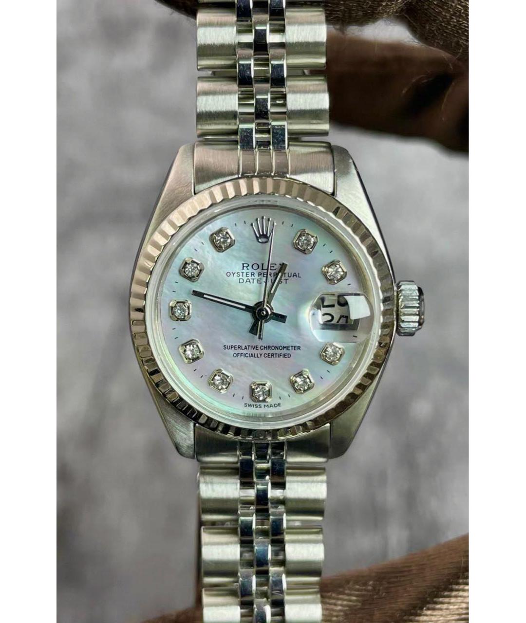 ROLEX Серебряные часы, фото 5