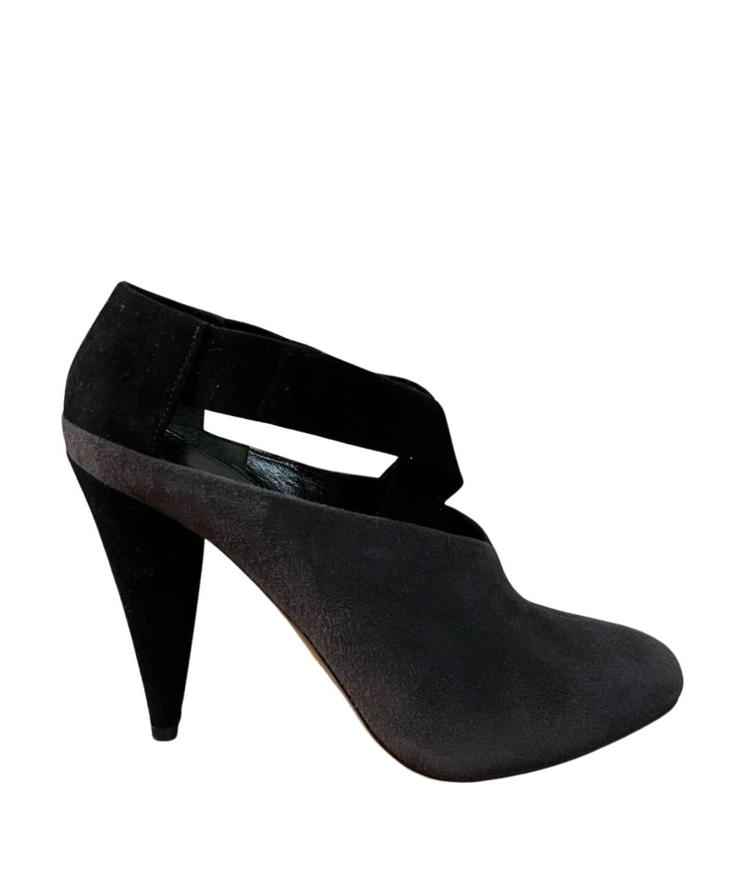 PRADA Серые замшевые ботильоны, фото 1