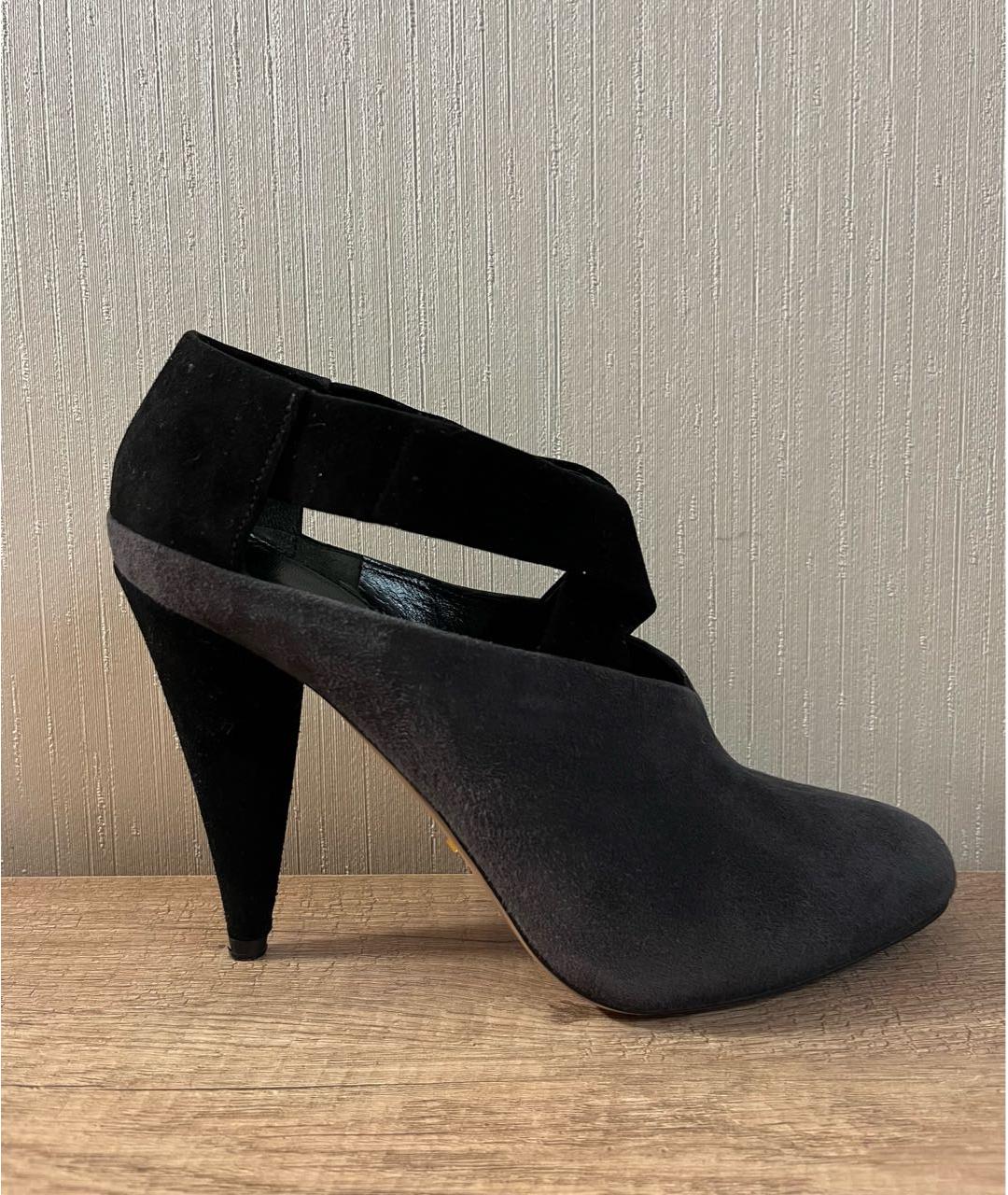 PRADA Серые замшевые ботильоны, фото 5