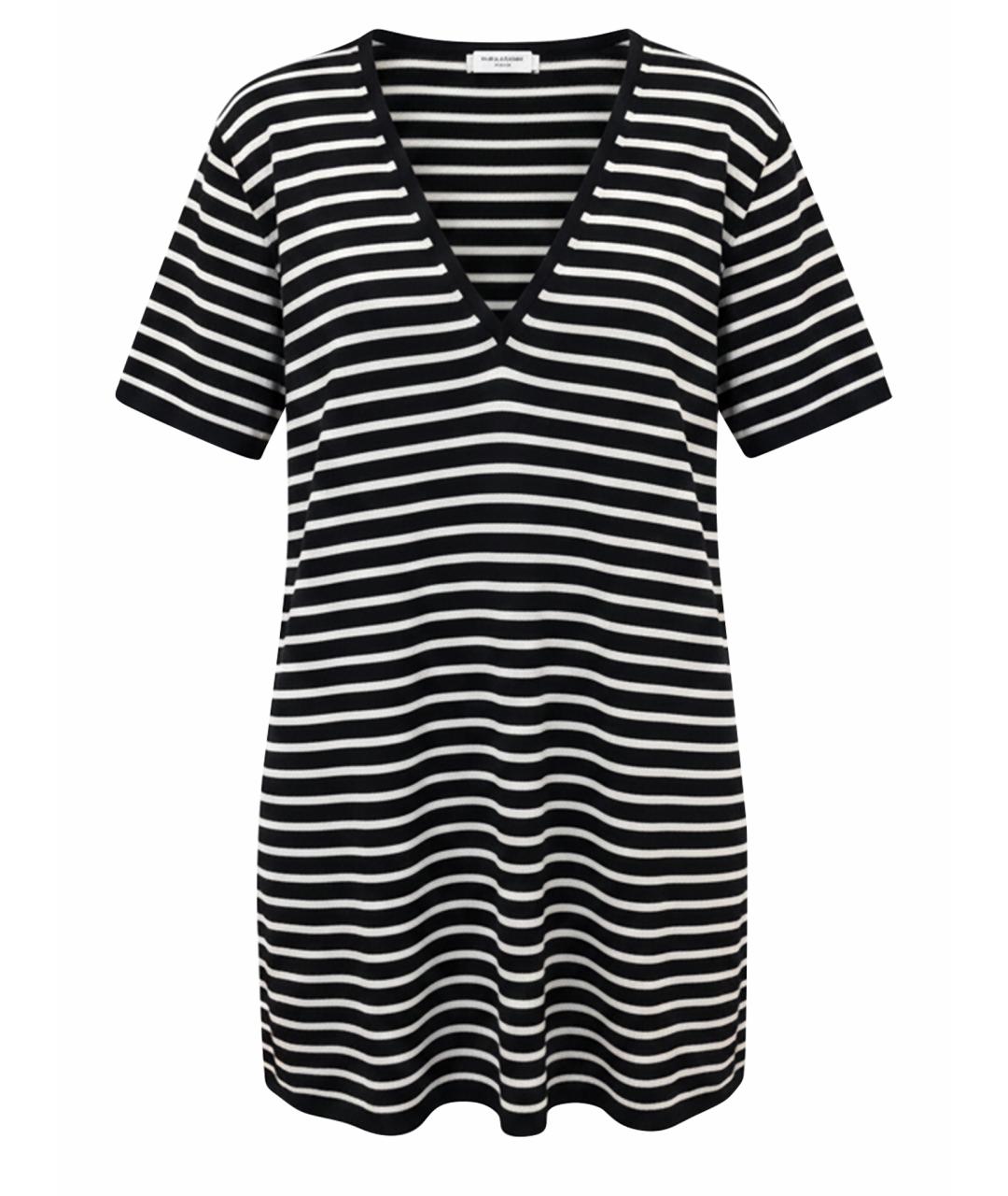 SAINT LAURENT Черное шерстяное повседневное платье, фото 1