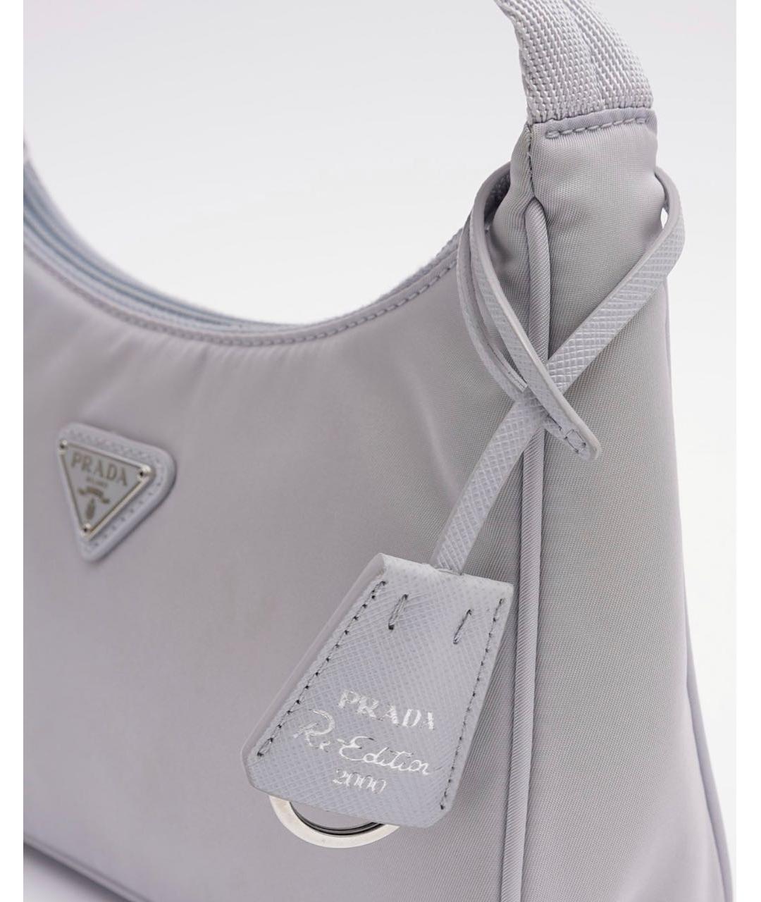 PRADA Голубая сумка с короткими ручками, фото 4