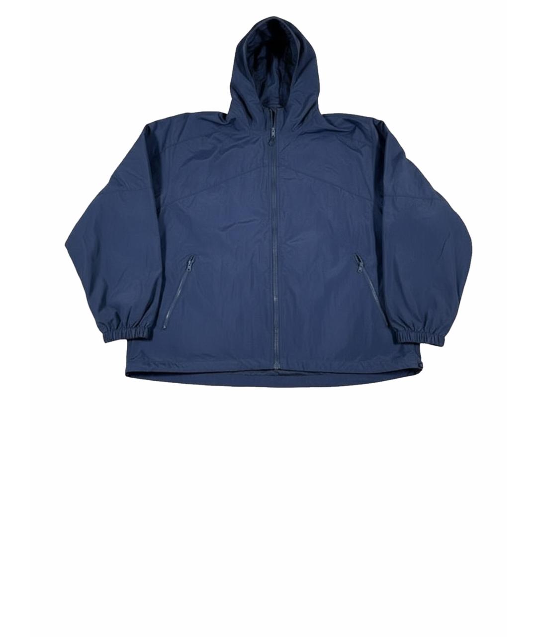 ALO YOGA Темно-синяя синтетическая спортивная куртка, фото 1