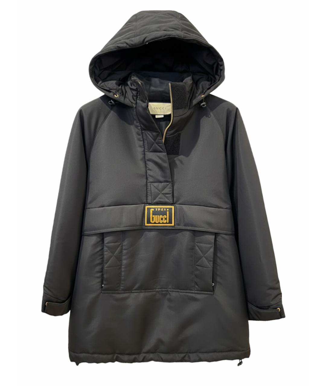 GUCCI Черная шелковая куртка, фото 1