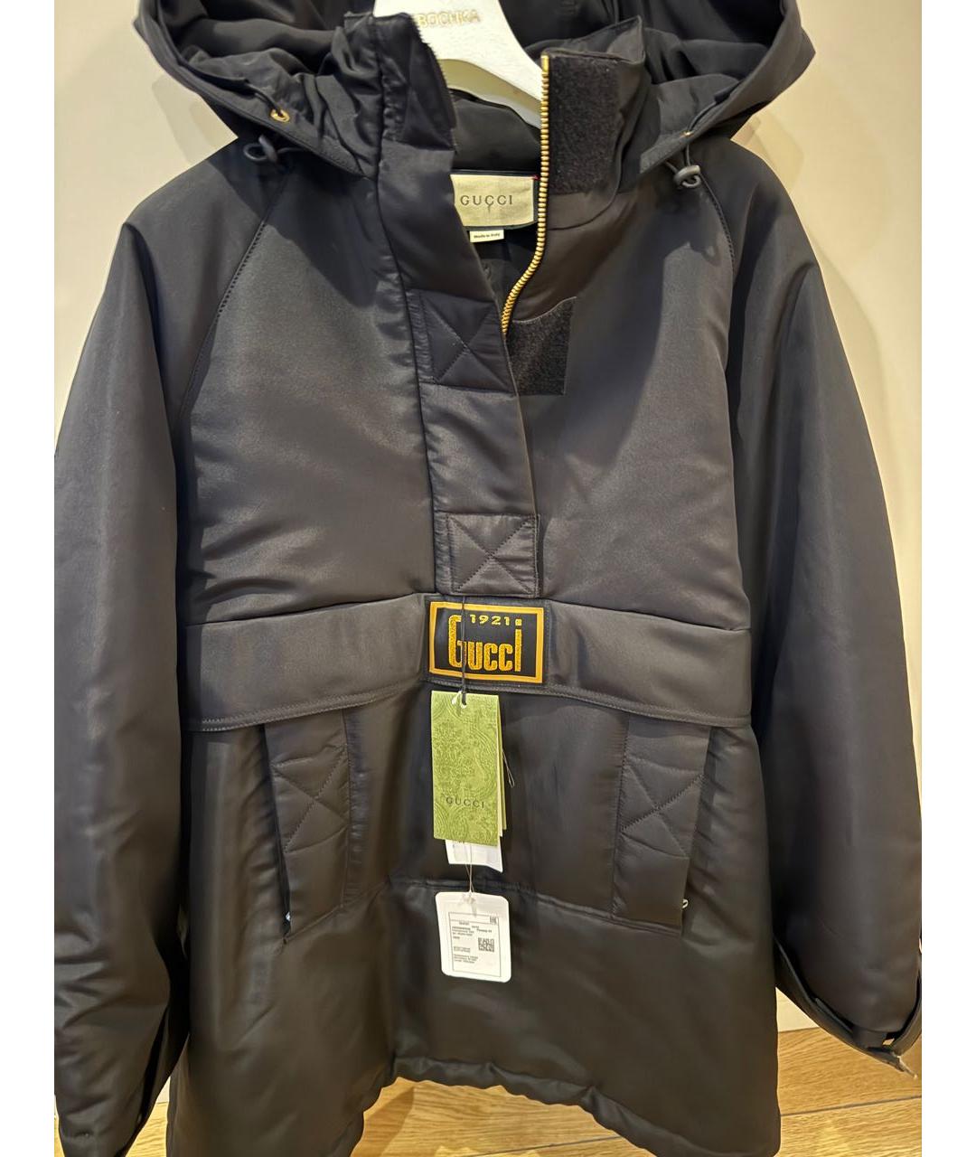 GUCCI Черная шелковая куртка, фото 9
