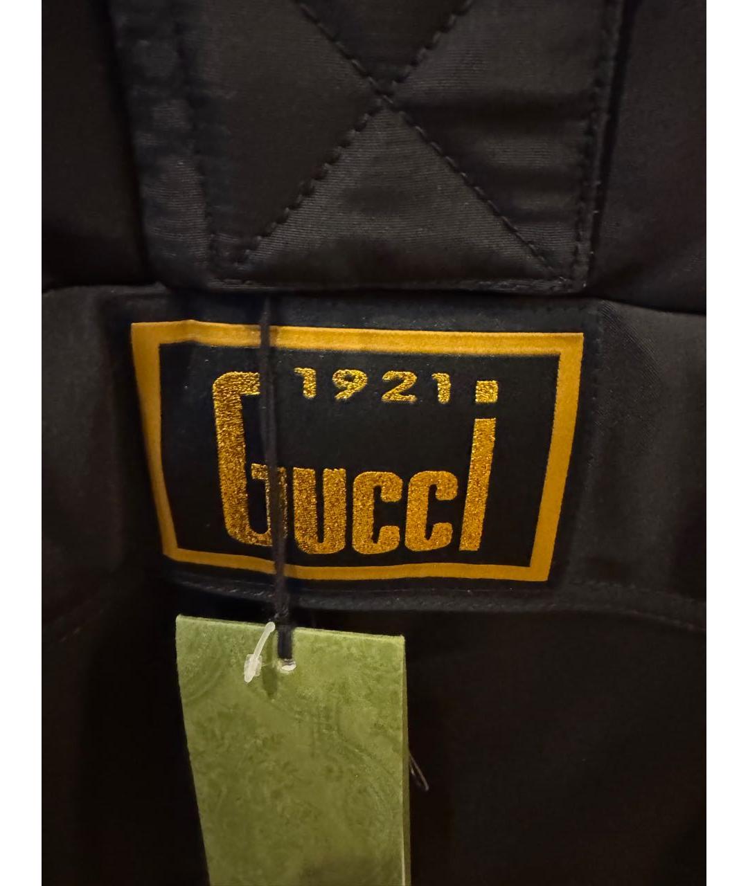 GUCCI Черная шелковая куртка, фото 4