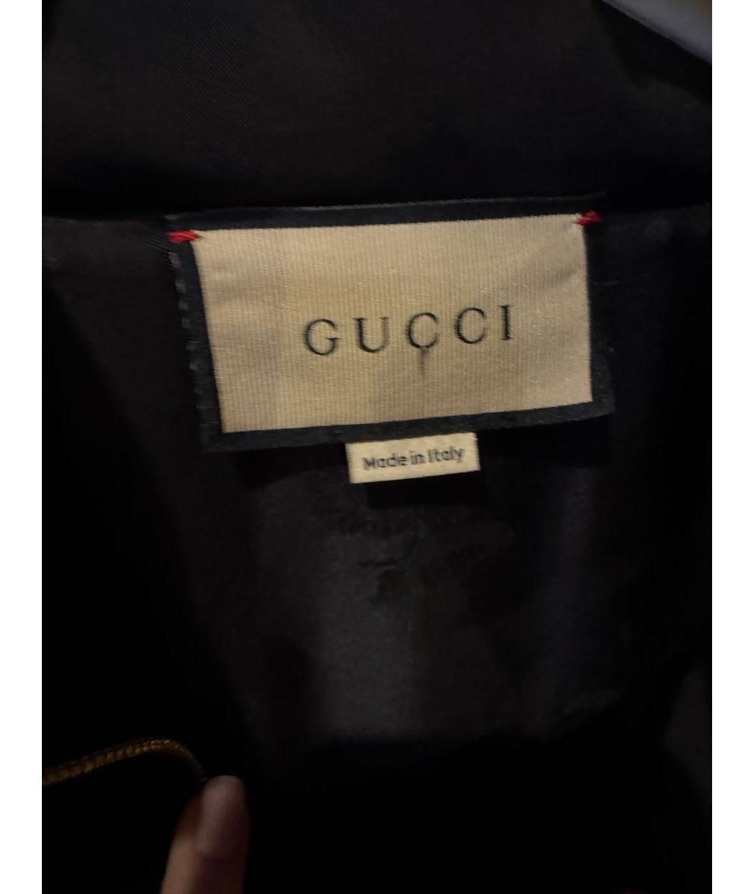 GUCCI Черная шелковая куртка, фото 3