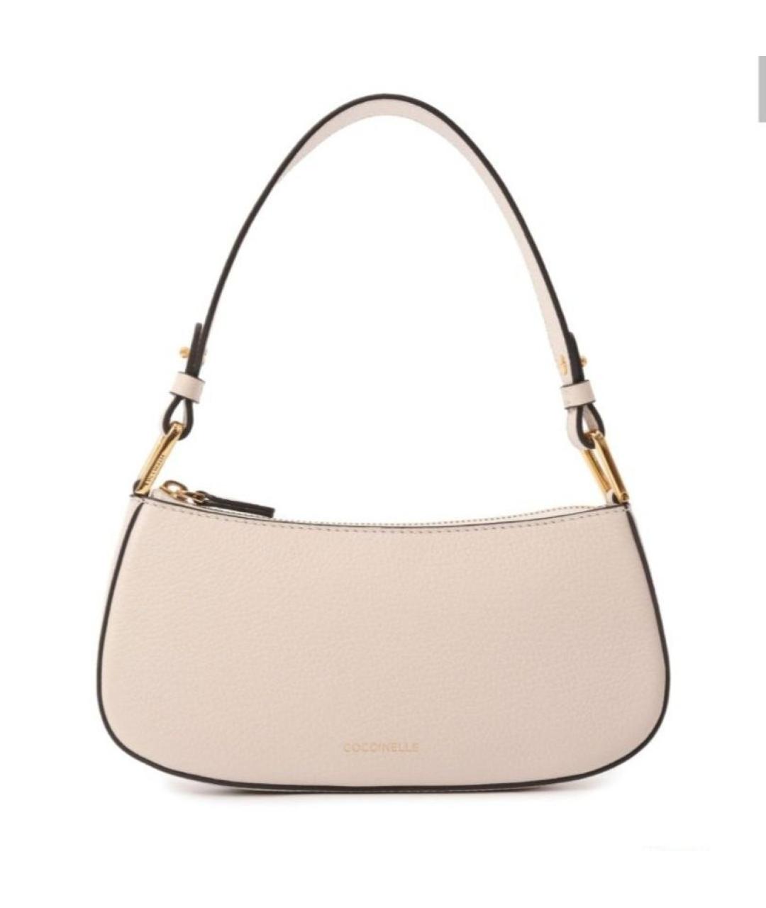 COCCINELLE Розовая кожаная сумка через плечо, фото 10