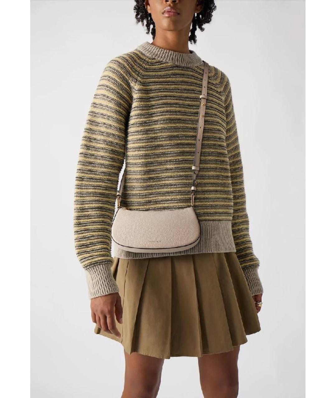 COCCINELLE Розовая кожаная сумка через плечо, фото 7