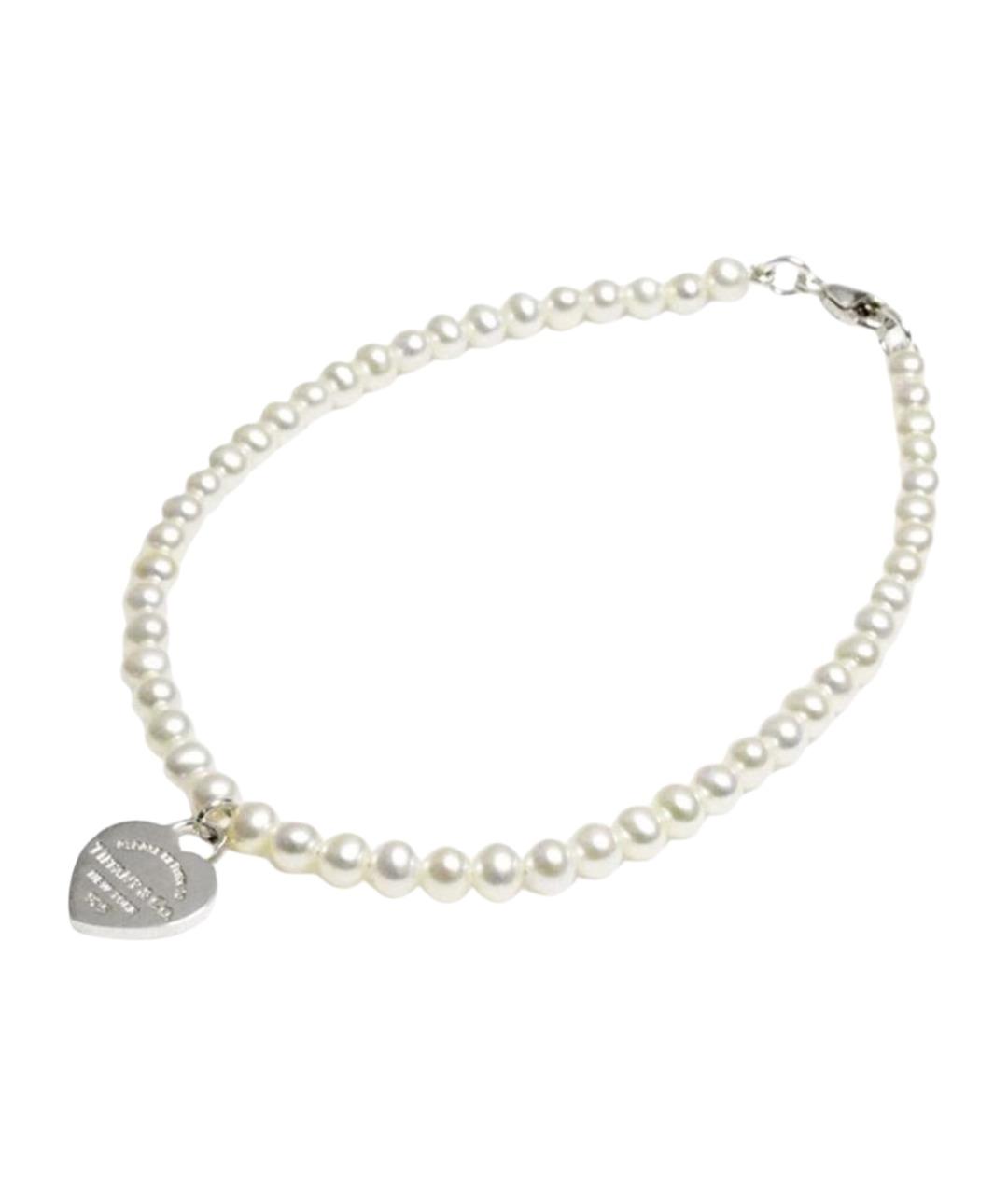 TIFFANY&CO Белый жемчужный браслет, фото 1