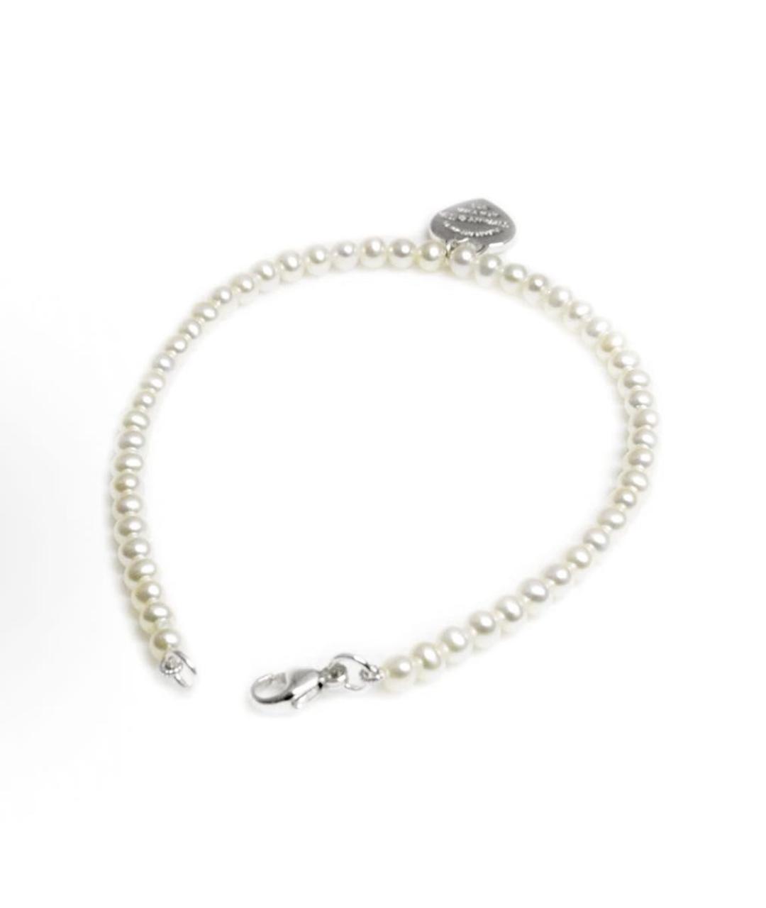 TIFFANY&CO Белый жемчужный браслет, фото 2