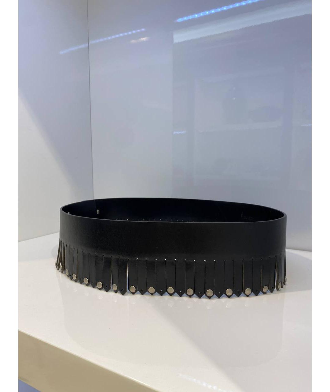 ETRO Черный кожаный ремень, фото 3