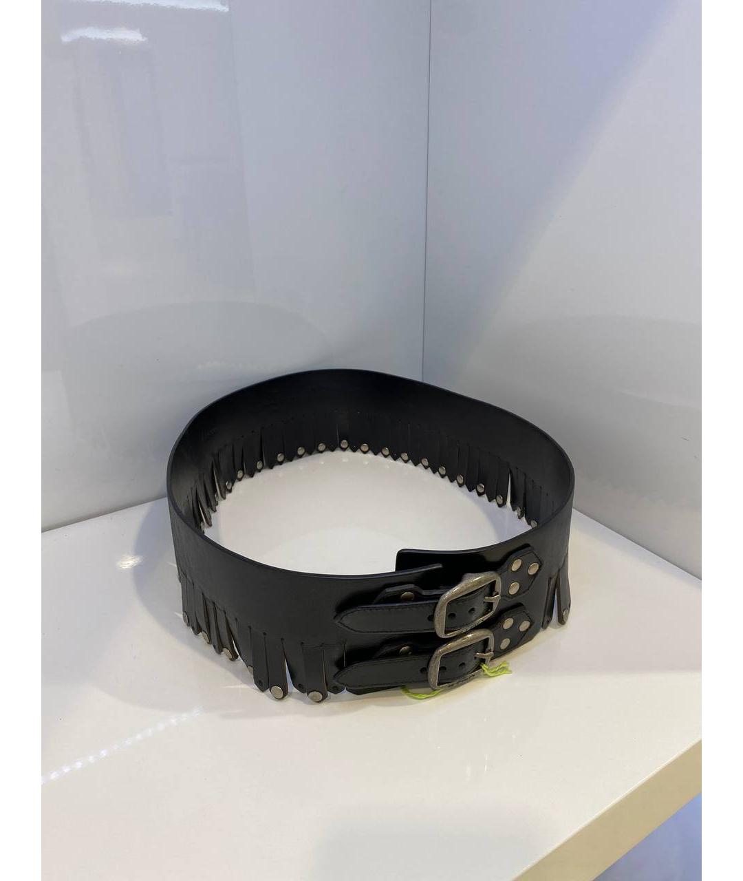 ETRO Черный кожаный ремень, фото 2