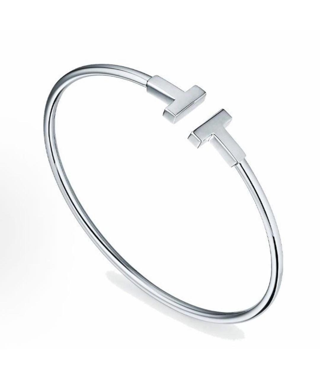 TIFFANY&CO Серебрянный браслет из белого золота, фото 2